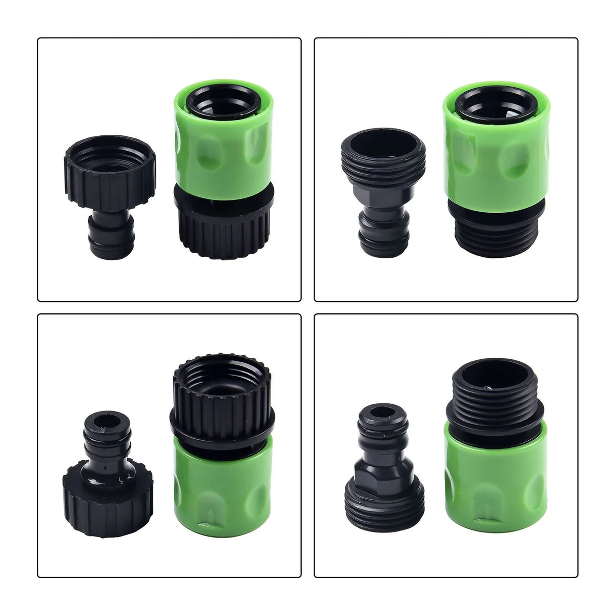 3/4" Quick Connect Garden Hose Male Female Connector