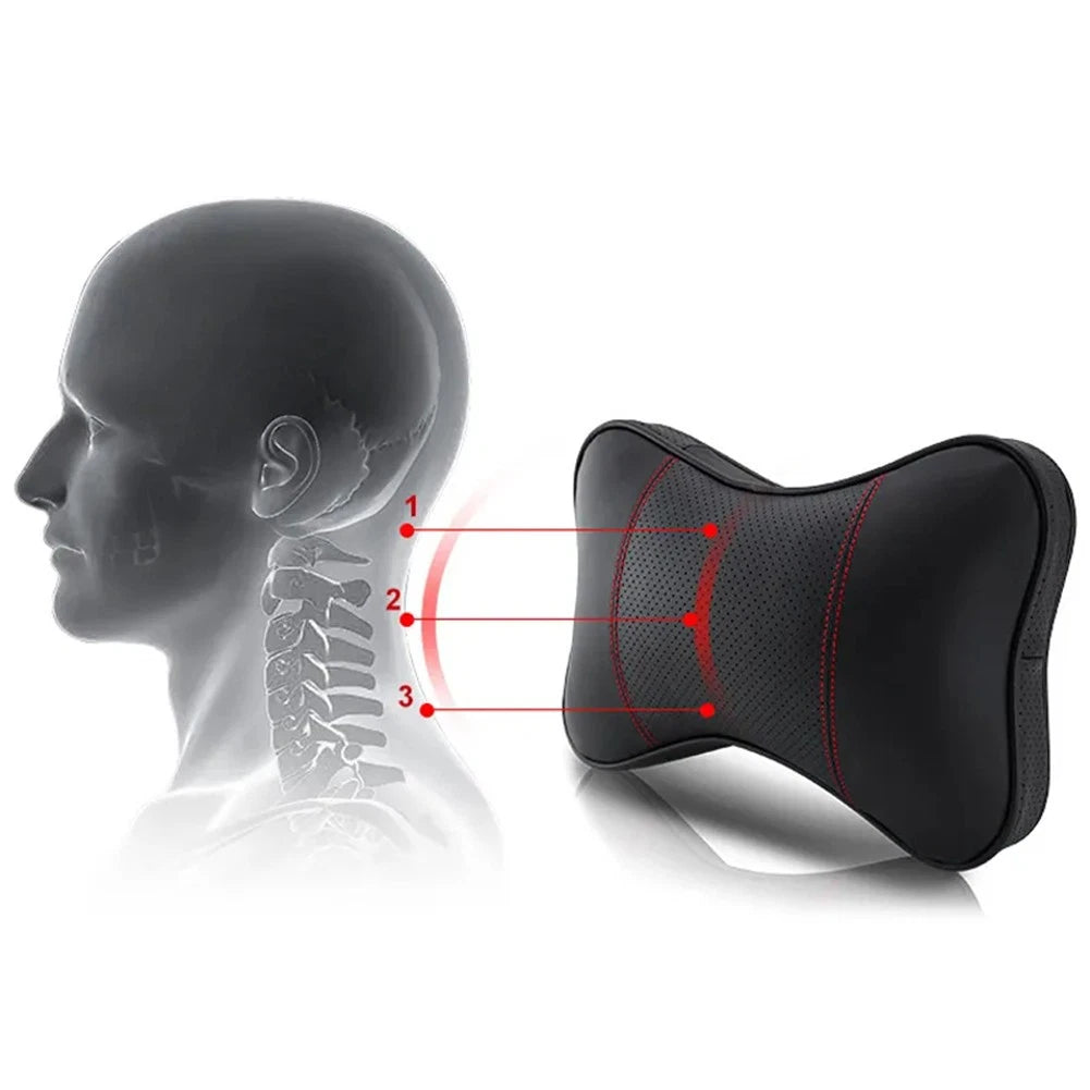 Car Neck Pillow Headrest for Relieving Physical Stress