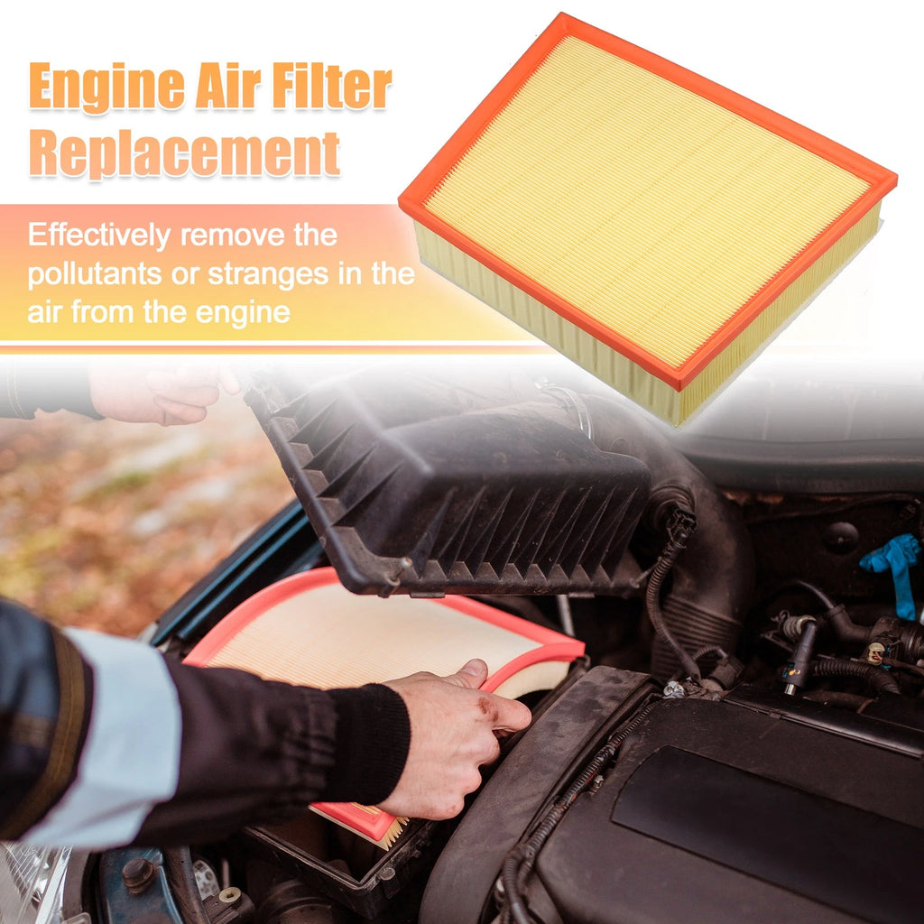 Engine Air Filter Replacement for Chevrolet Silverado GMC Sierra 6.6L (2011–2016)