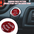 Engine Start Stop Button Cover Carbon Fiber for BMW 1 Series F20 (2012–2018)