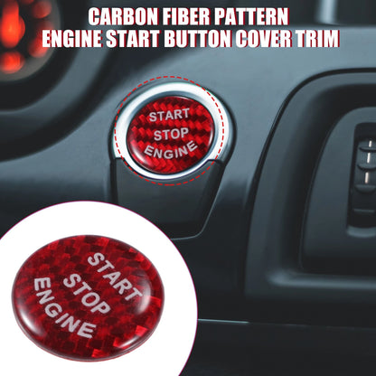 Engine Start Stop Button Cover Carbon Fiber for BMW 1 Series F20 (2012–2018)