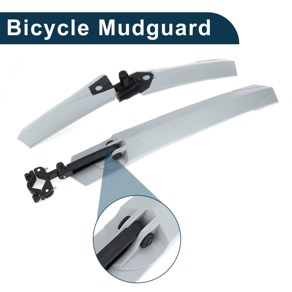 MTB Bicycle Mudguards Front and Rear Durable Set for 26.77in 21.26in