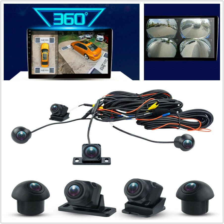 4 Camera Bird View System for Android Radio (2015–2023)
