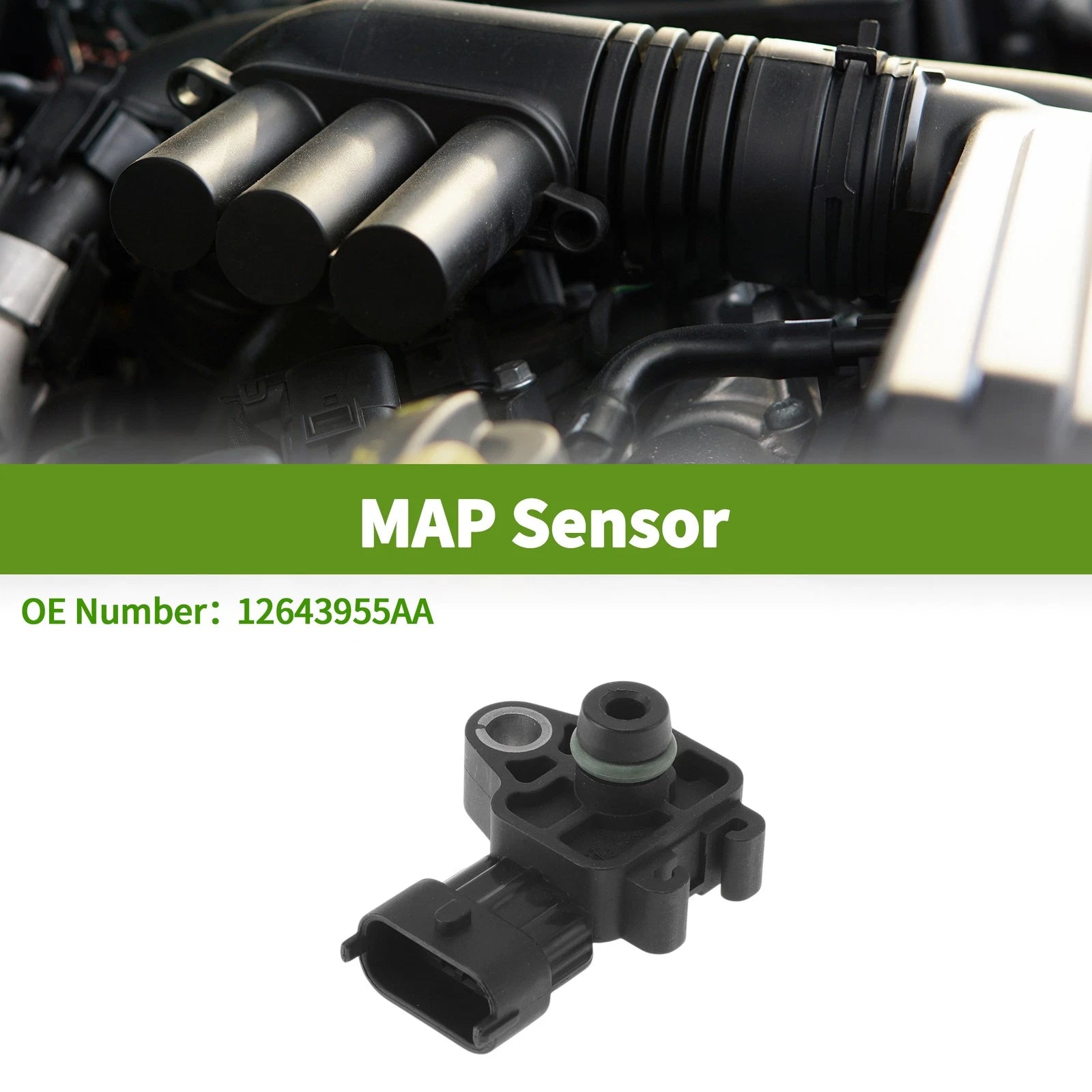 Manifold Absolute Pressure MAP Sensor for Chevrolet Express 3500 (2011–2016)