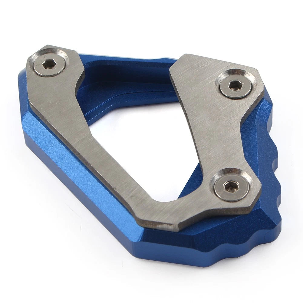 Kickstand Side Stand Enlarger Foot Support Plate for Yamaha MT-10 (2015–2021) - Blue