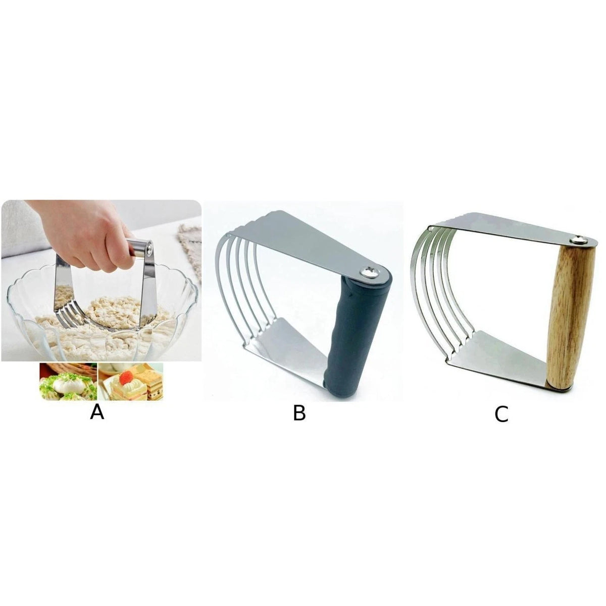 Dough Cutter for Baking Accessory (No Part Numbers Supplied)