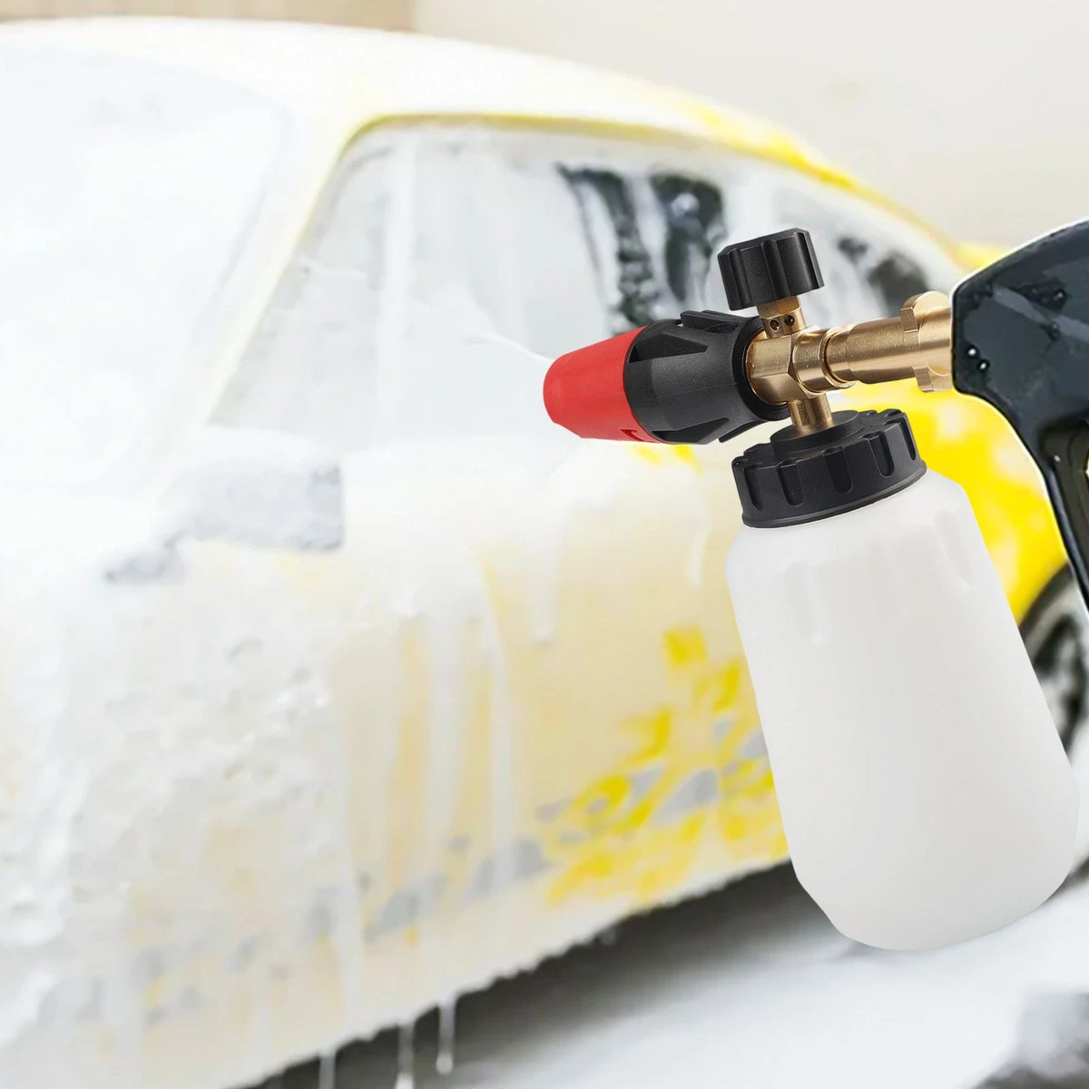 1L Cleaning Foam Pot with Adjustable Nozzle for Efficient Cleaning