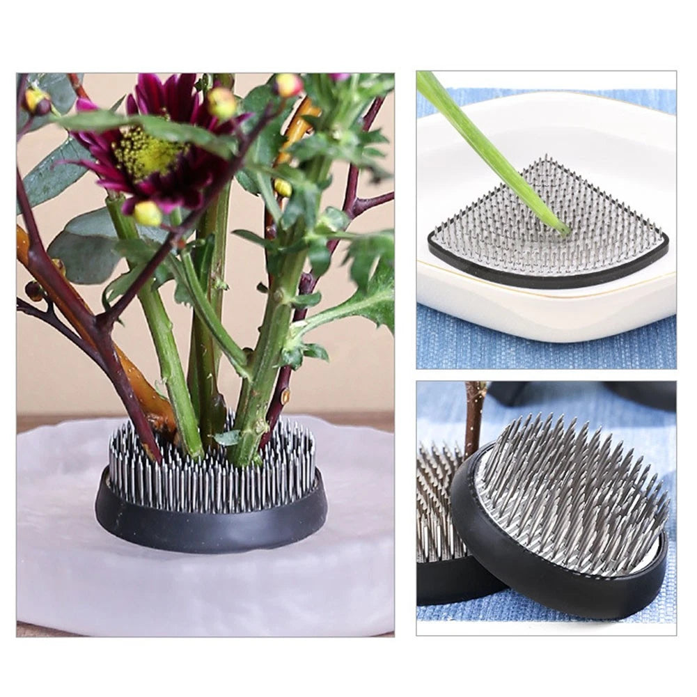Kenzan Flower Base Holder for Ikebana (Round)
