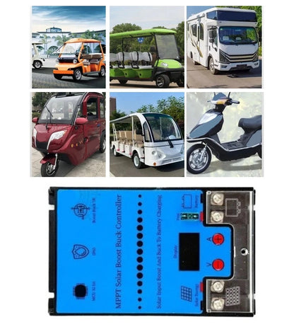 MPPT Solar Controller for 12V 24V 36V 48V 60V 72V Battery Packs