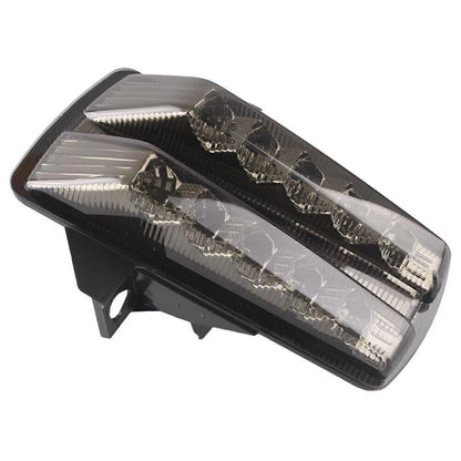 Black Rear LED Tail Light with Integrated Turn Signals for Suzuki SV650 (2003–2008)