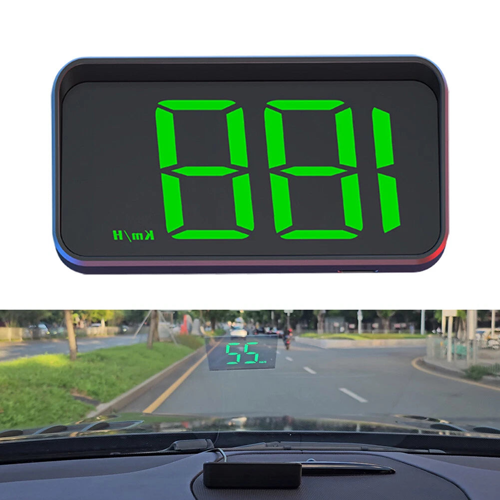 M2 Head Up Display Digital Speedometer GPS HUD KMH Windshield Projector