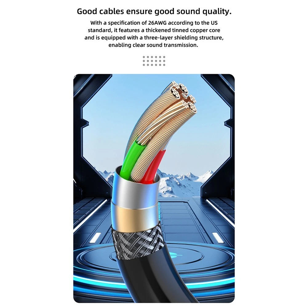 Efficient USB Sound Card 7.1 Surround Sound for Headsets and Audio Devices