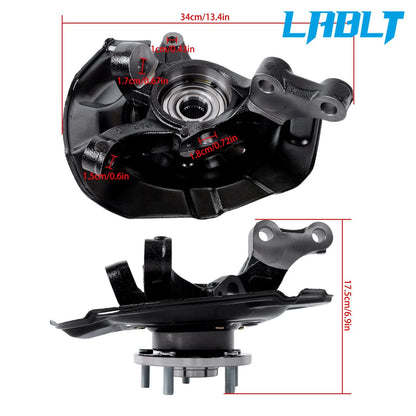 2X Front Steering Knuckle & Wheel Bearing Hub Assembly for Toyota Camry (2007–2011)