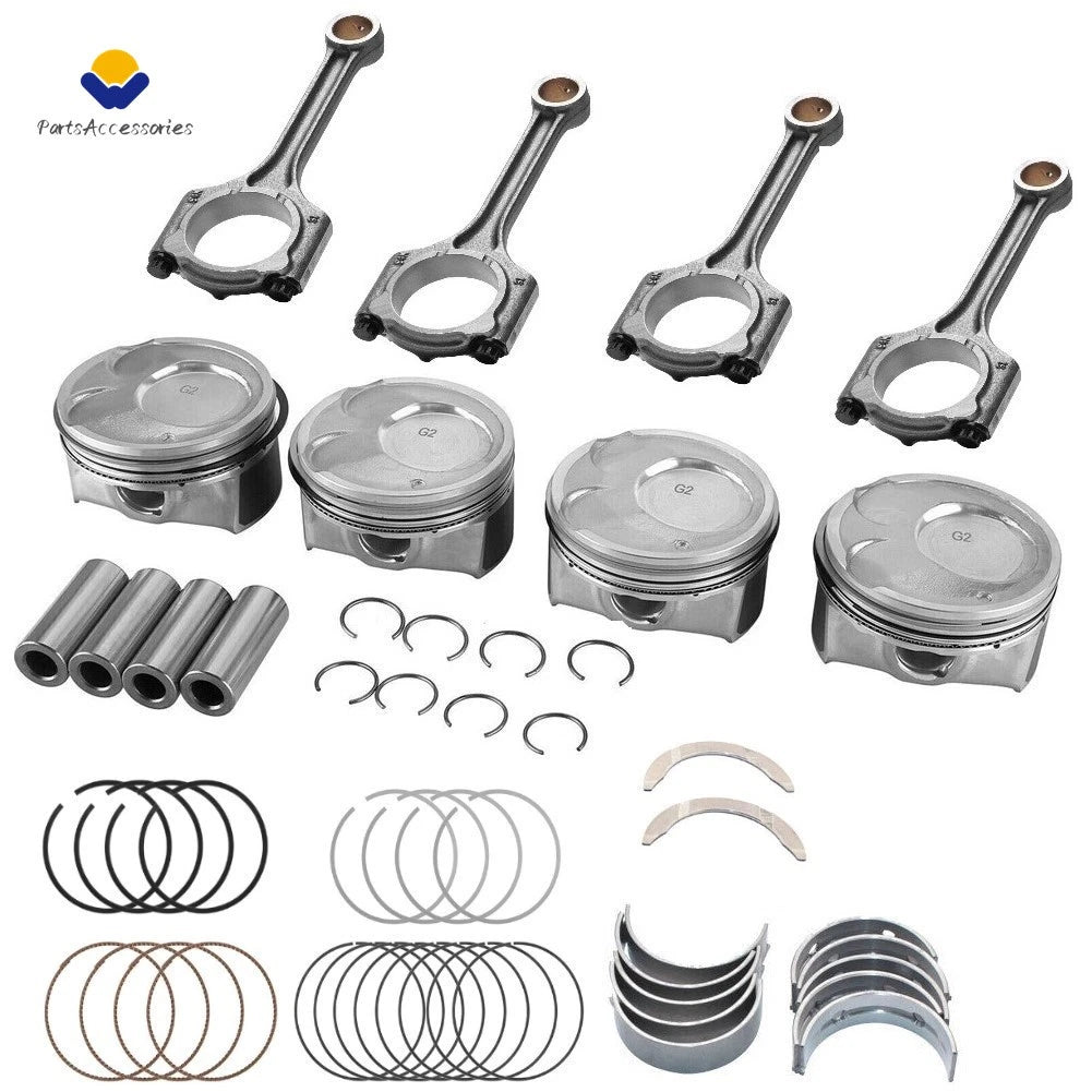Engine Rebuild Kit for Hyundai Kia 2.0L (Fits Crankshaft, Con Rods, Piston Rings)