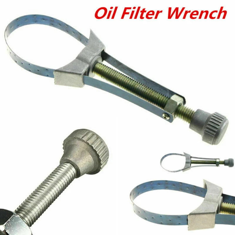 Oil Filter Removal Wrench Tool for Universal Car Truck (60-120mm Diameter)