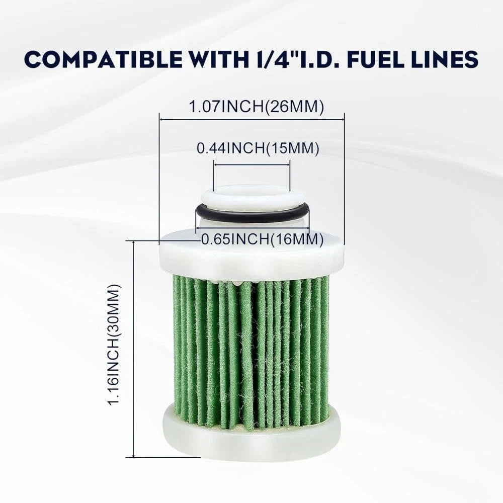 Fuel Filter for Yamaha F60 F75 F90 F115 (2000–2023) 6D8-WS24A-00-00 18-79799