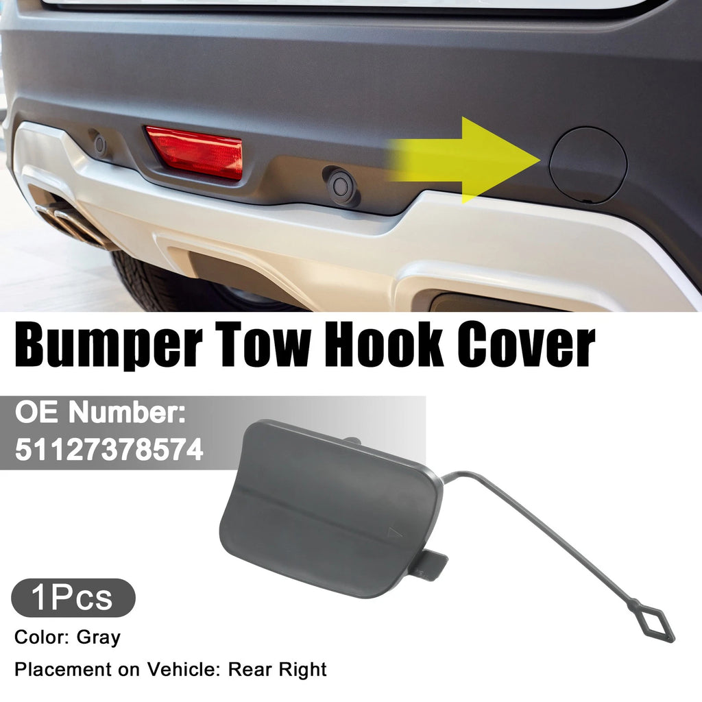 Rear Right Tow Eye Hook Cover Cap for BMW X5 SDrive35i (2014–2018)