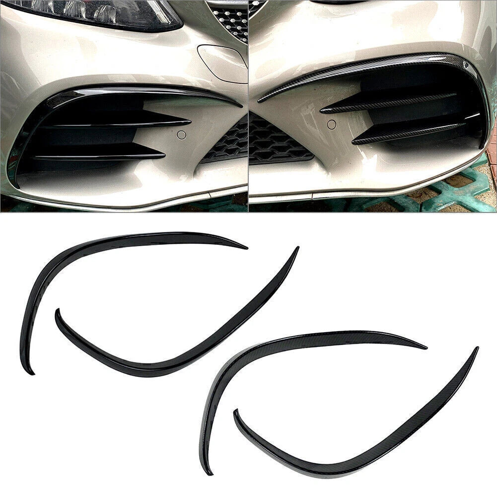 Front Bumper Lip Splitter Spoiler for Mercedes Benz C-Class W205 (2019–2020)