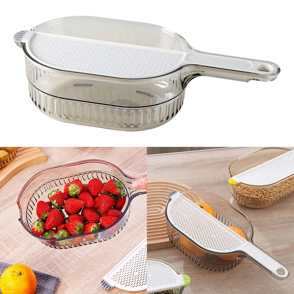 Rice and Fruit Washing Tool for Kitchen Tasks