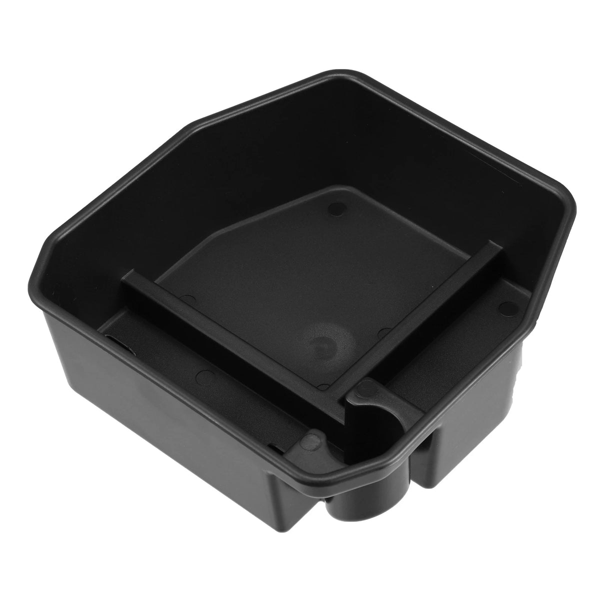 Black ABS Console Organizer Armrest Tray Storage Box for Land Rover Defender (2020–2023)