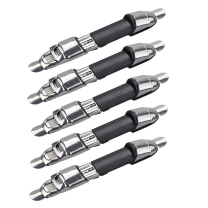 5 Pcs Stainless Steel Adjustable Fishing Rod Reel Seats