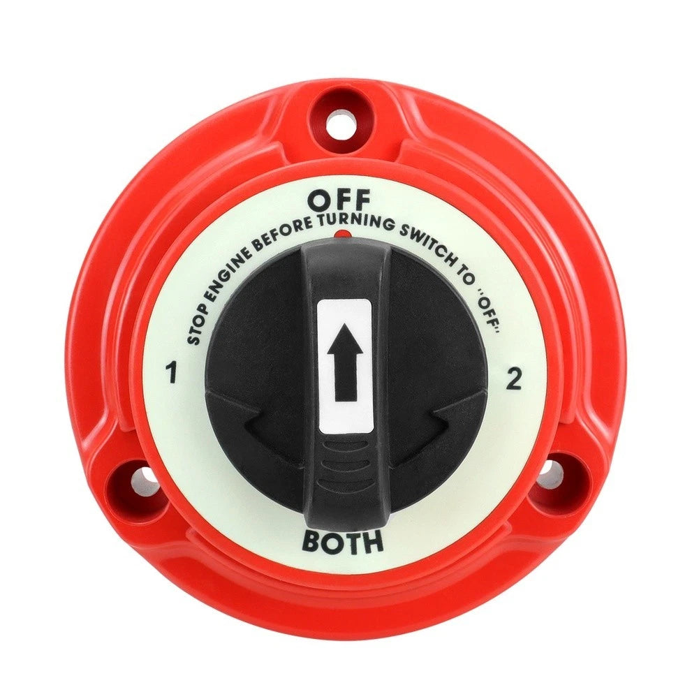 Dual Battery Switch 300A for Marine Electrical Systems (6-32V DC)