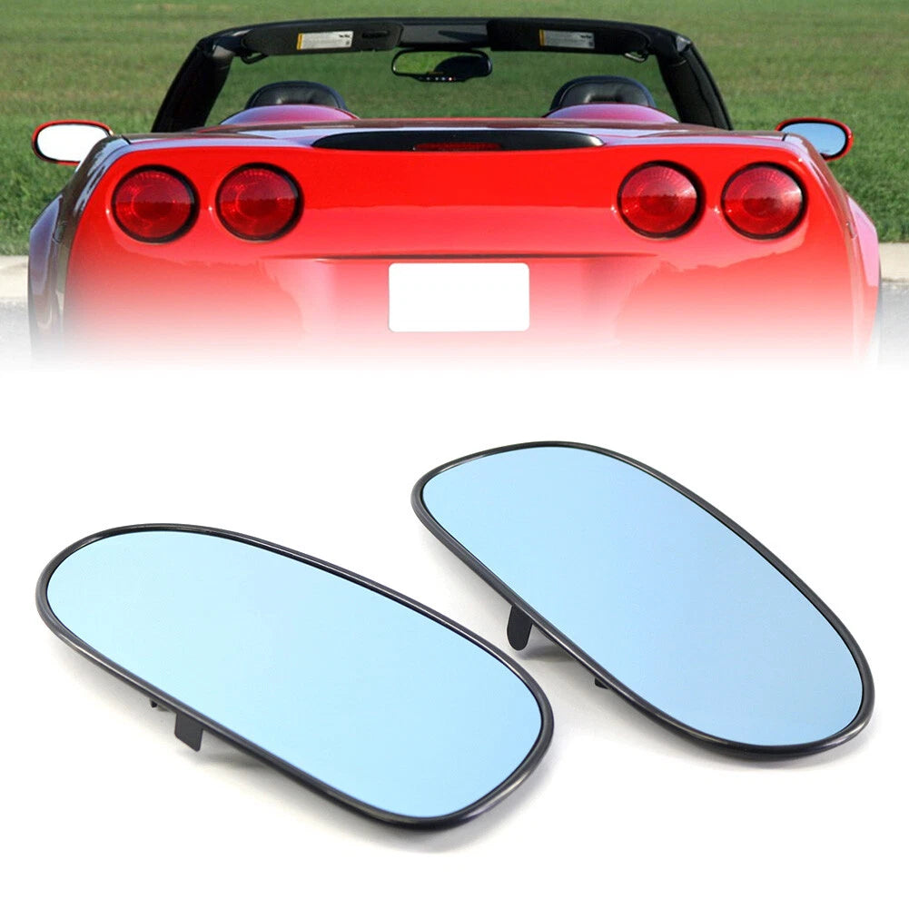 Pair Rearview Mirror Lens for Chevrolet Corvette (2005–2013)