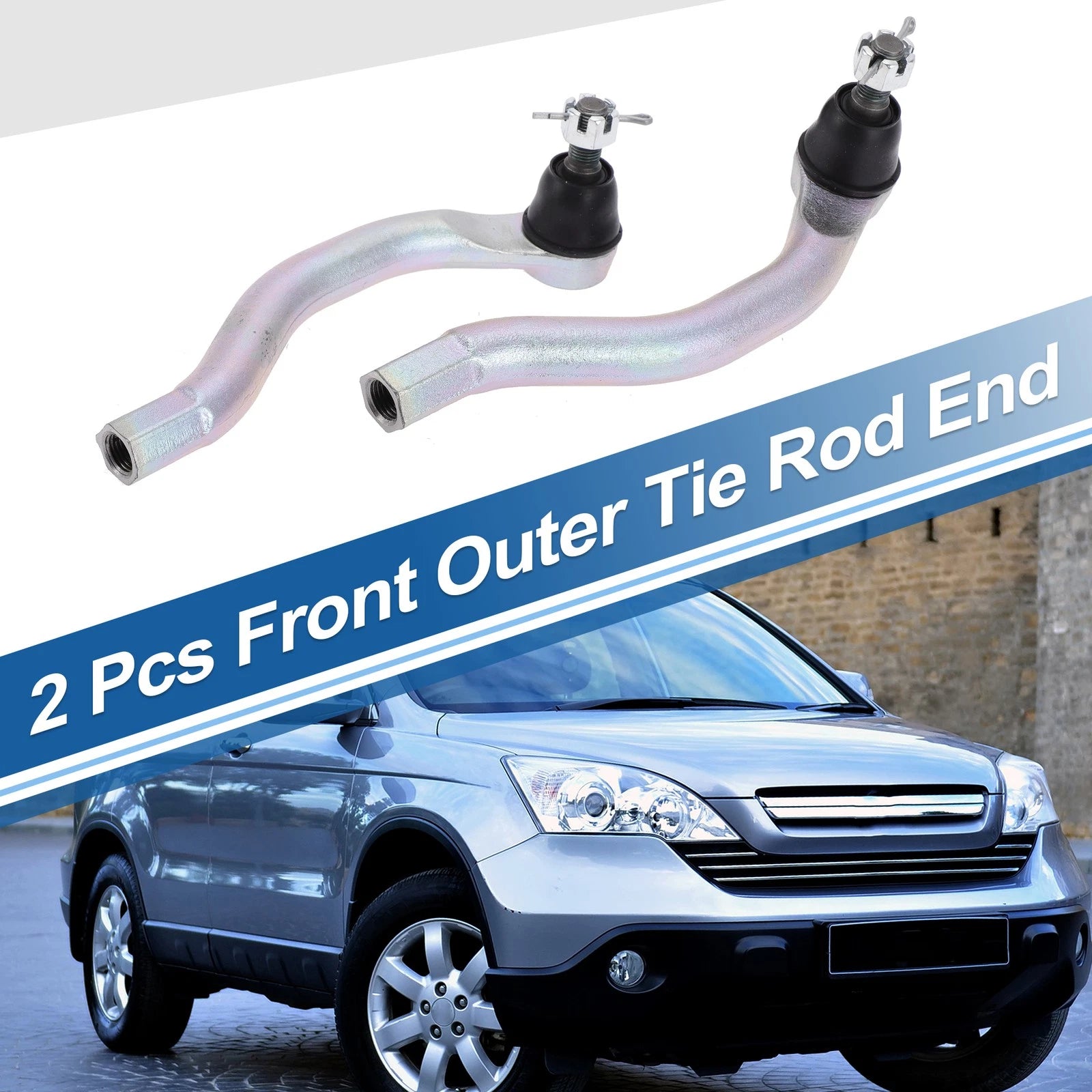 2pcs Front Outer Tie Rod Ends Links for Honda Civic (2006–2011)
