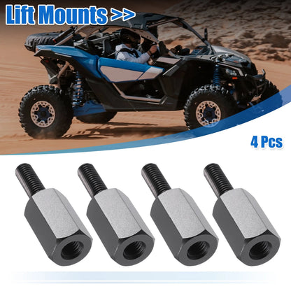 Set of 4 Seat Riser Bracket Lift Mounts for Can Am Maverick X3 (2017–2022)