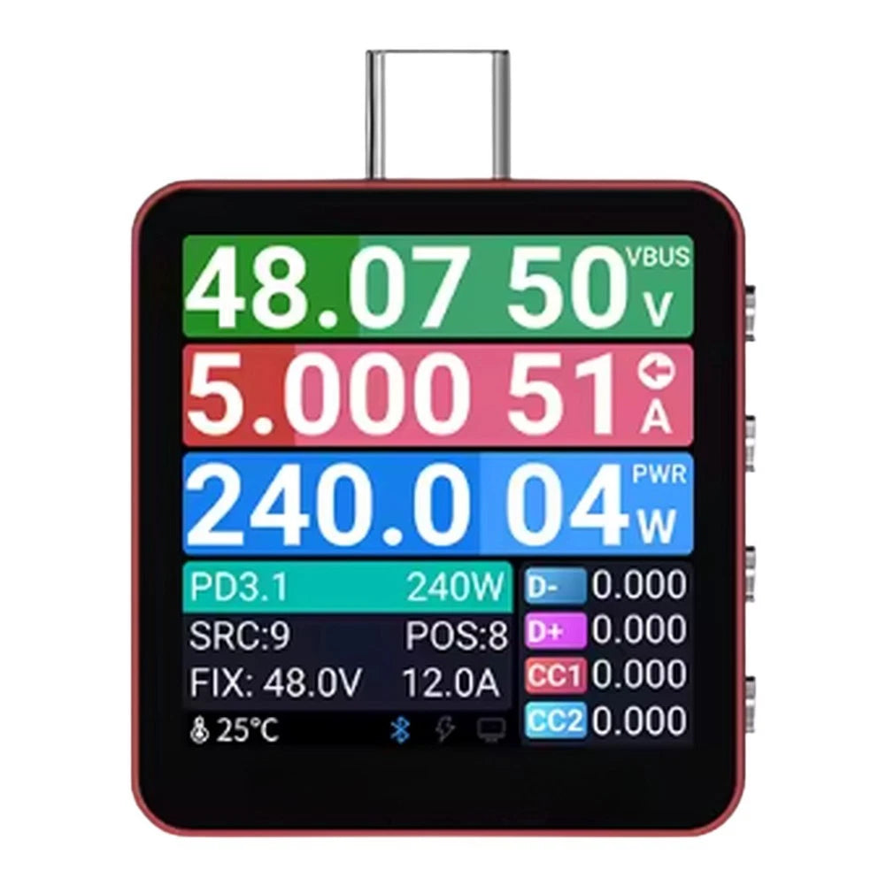 Digital Charging Power Tester C2 Pro for 24Pin Voltage Current