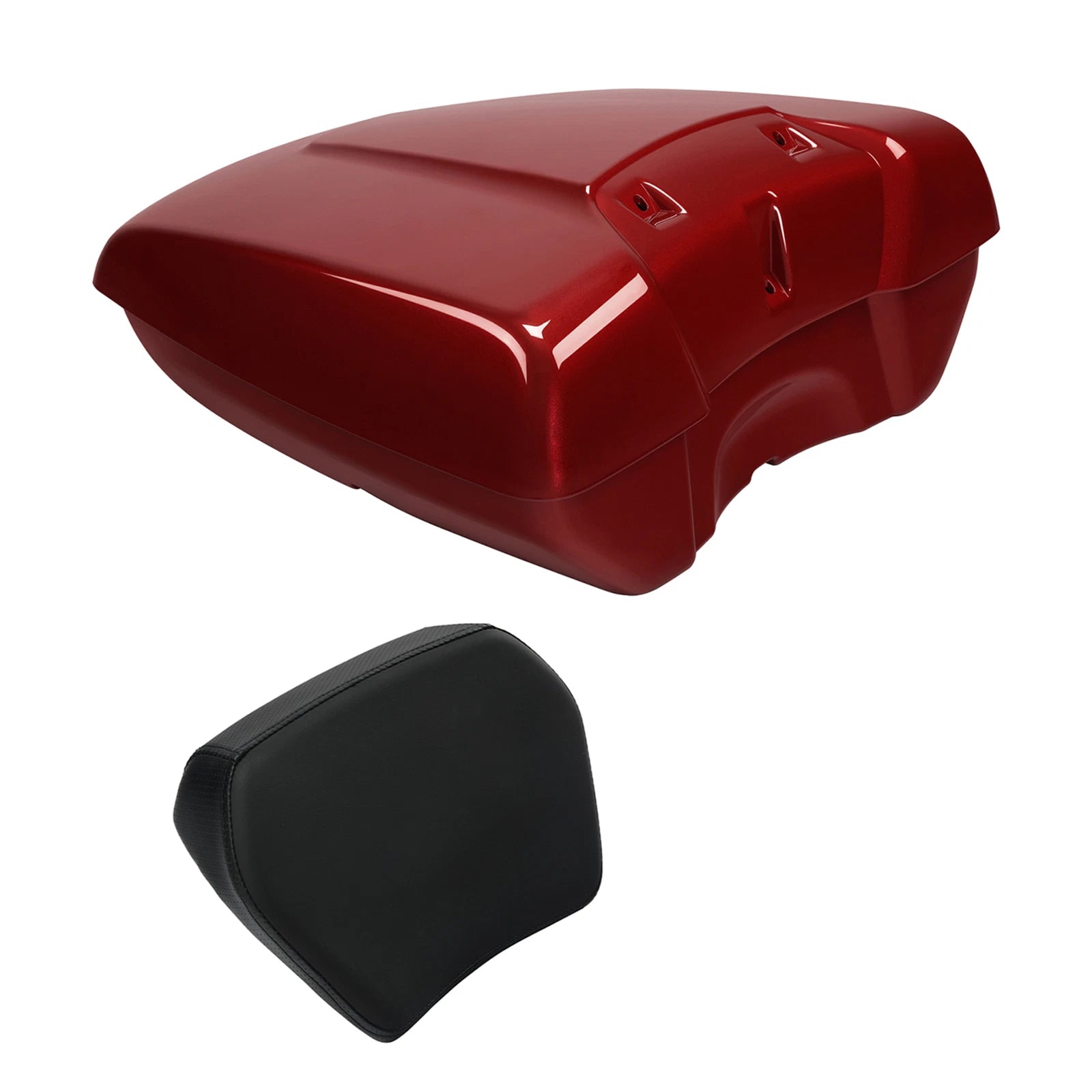 Low Profile Trunk Backrest for Indian Roadmaster (2017–2025) Ruby Metallic