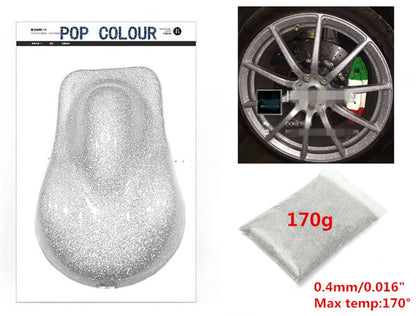 170g Silver Glitter Car Metallic Paint Flake Powder Additive