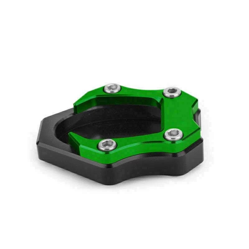 Kickstand Side Stand Plate Extension Pad for Kawasaki Ninja 400 250 (2018) Green T9