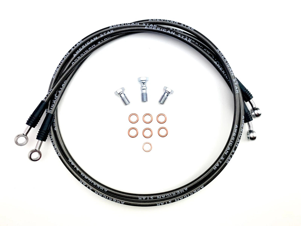 Brake Line Set for Suzuki LT250R (1987–1992) DOT Approved
