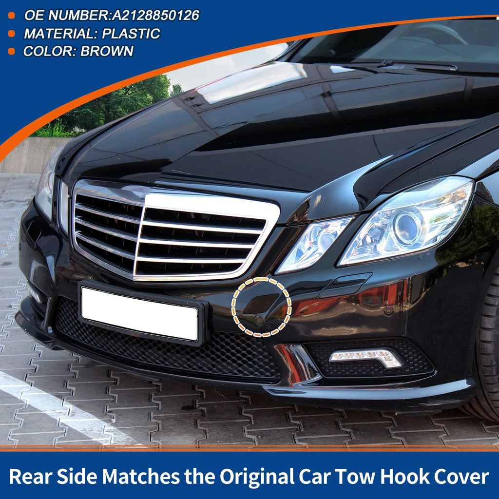 Front Tow Hook Cover Replacement for Mercedes E-Class W212 Sedan (2010–2016)