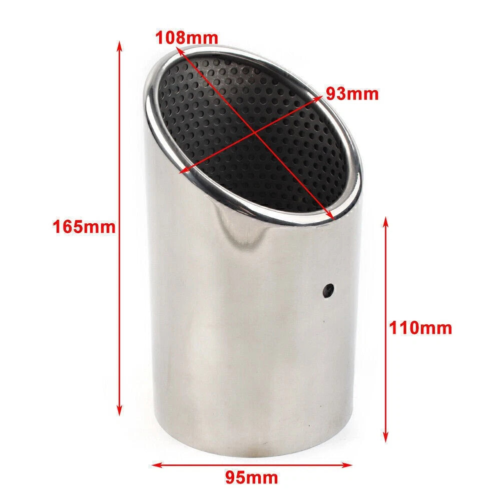 Stainless Steel Rear Exhaust Pipe Tail Muffler Tip for Audi Q7 (2009–2021)