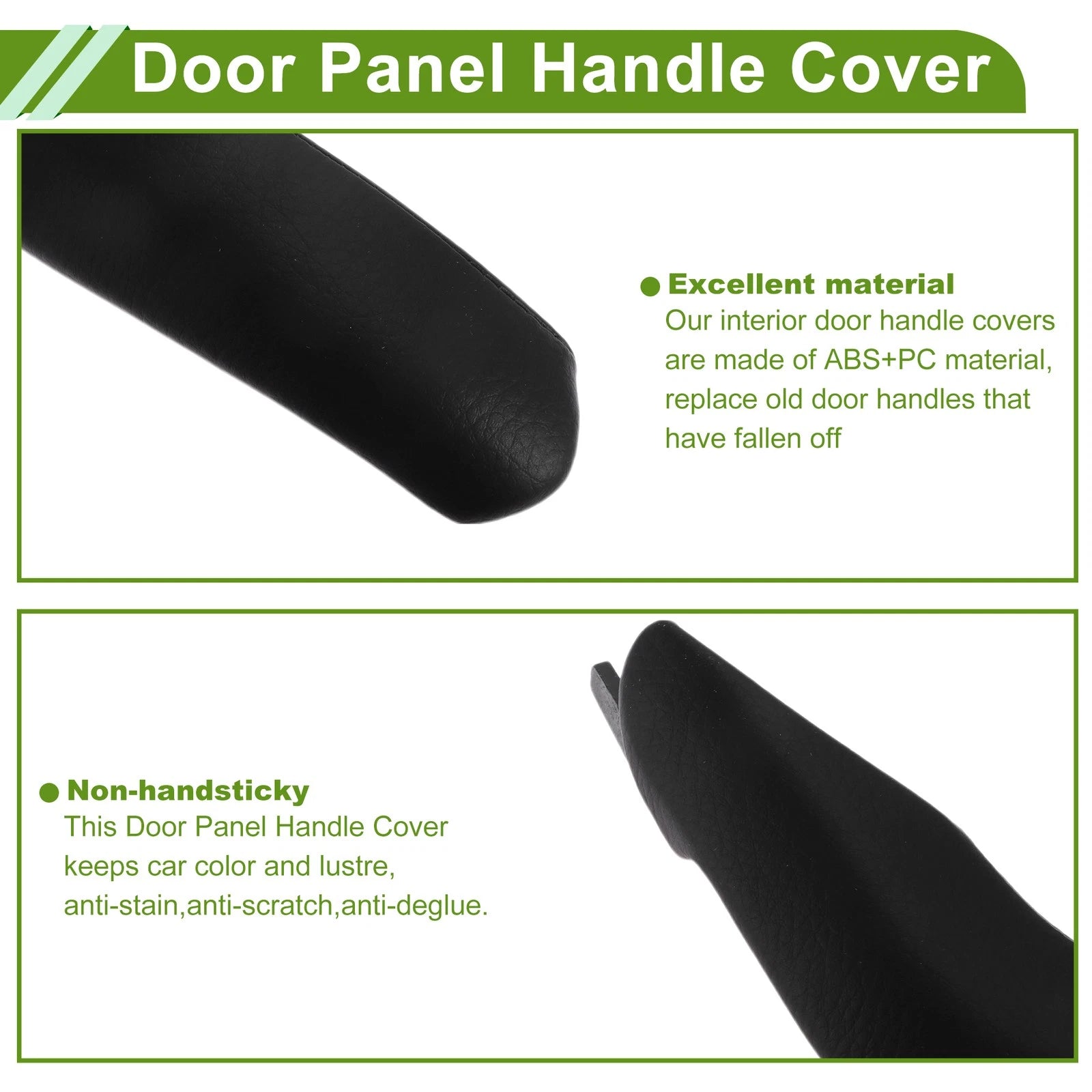 Door Panel Handle Pull Trim Cover for BMW X3 F25 (2010–2016) Black