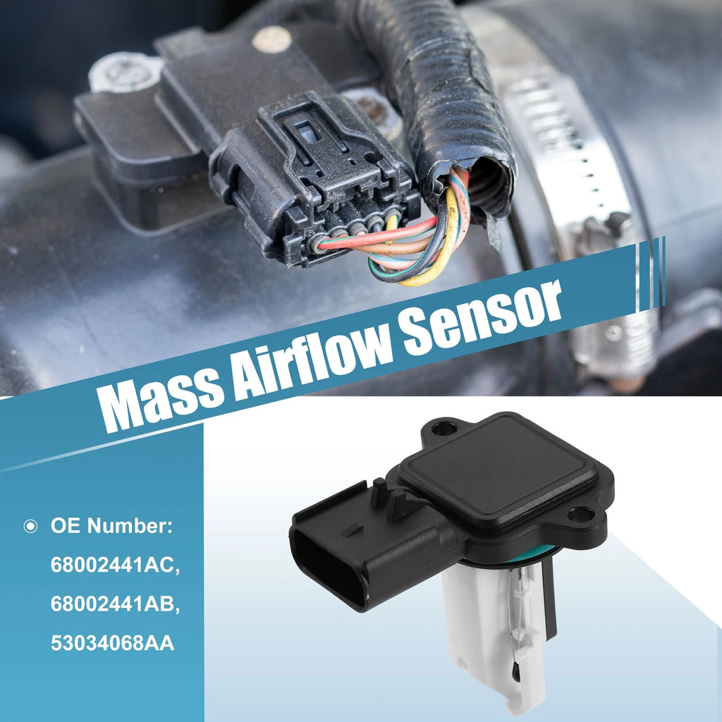 Mass Air Flow Sensor 68002441AC 53034068AA for Ram 2500 3500 6.7L (2007–2018)