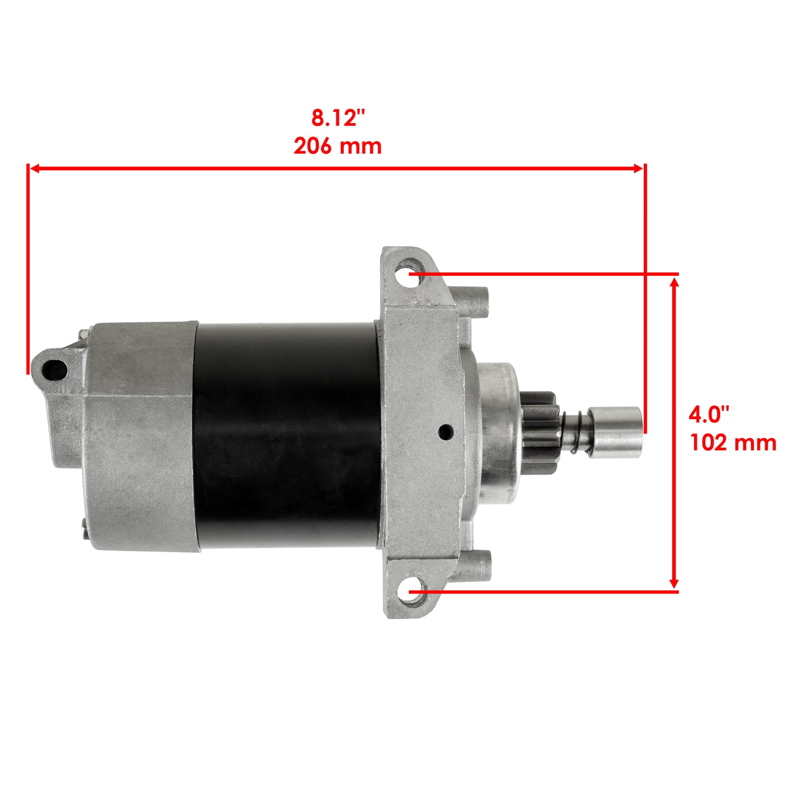 Starter Replacement for Hitachi J&N 410-44093 Api Marine MOT5010 (2011–2019)