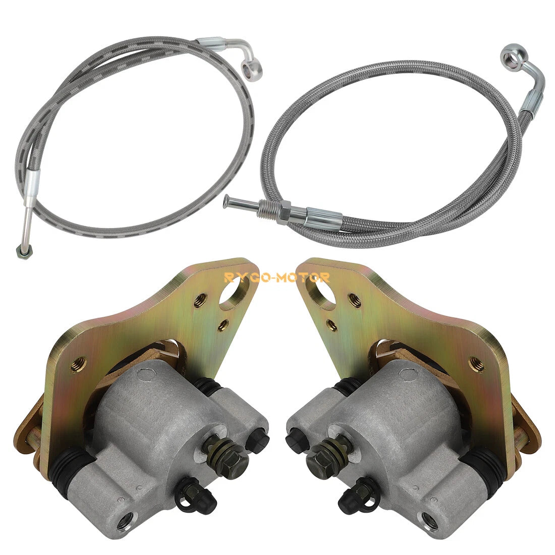 Front Brake Calipers & Hose Lines for Polaris Sportsman 500 570 700 800 (2000–2023)