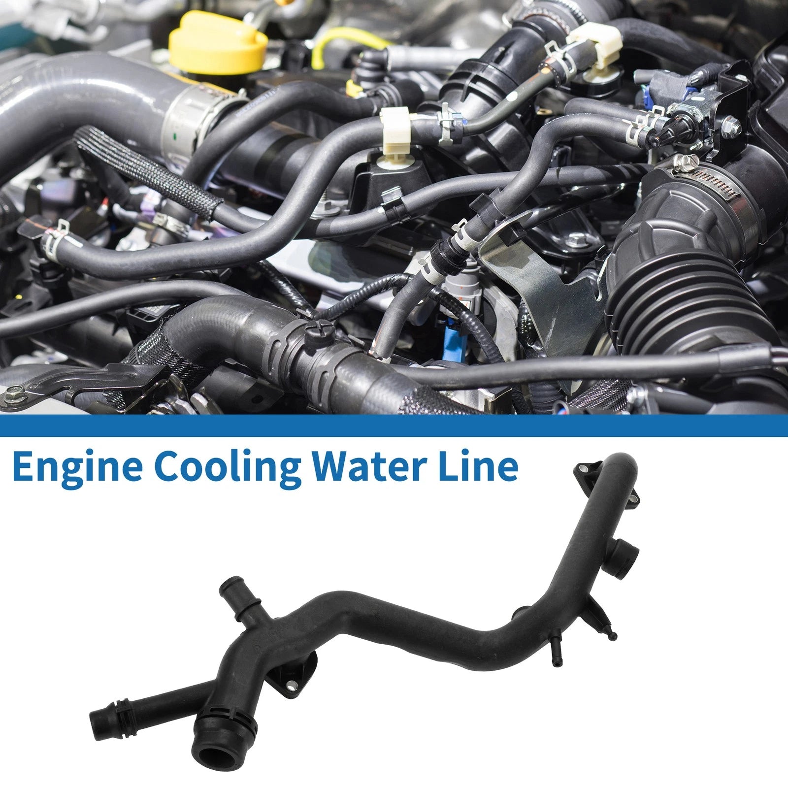 Engine Cooling Water Line Replacement for Audi A4 Quattro (2005–2009)