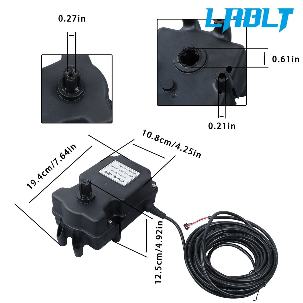 CVA24T Valve Actuator for LABLT (24 Volt, 180 Degree Rotation)