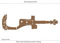 EVA Foam Teak Deck Floor Mat for Chaparral 256 SSI (2010)