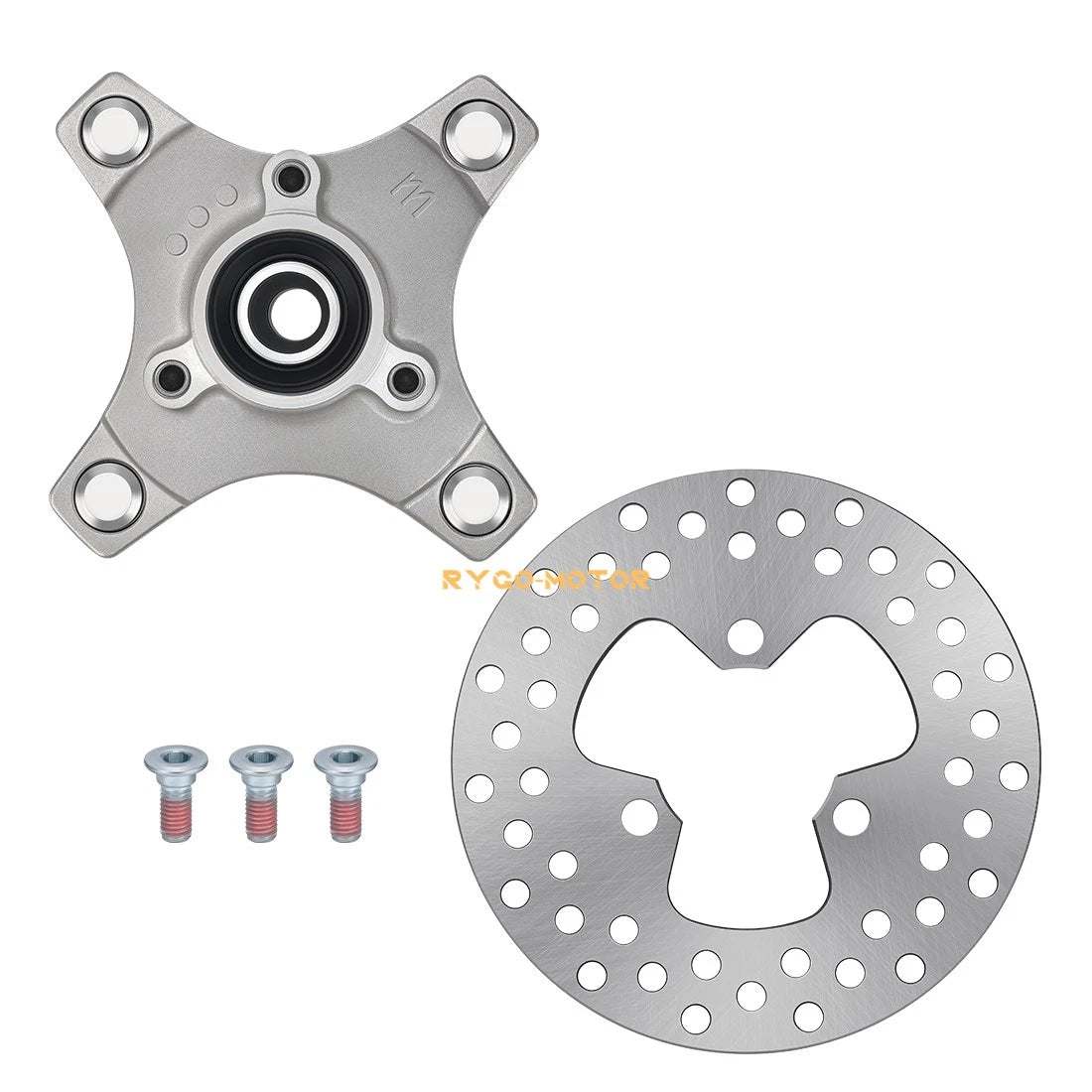 Front Wheel Hub & Brake Disc for Honda Sportrax 250 400 (2001–2008)