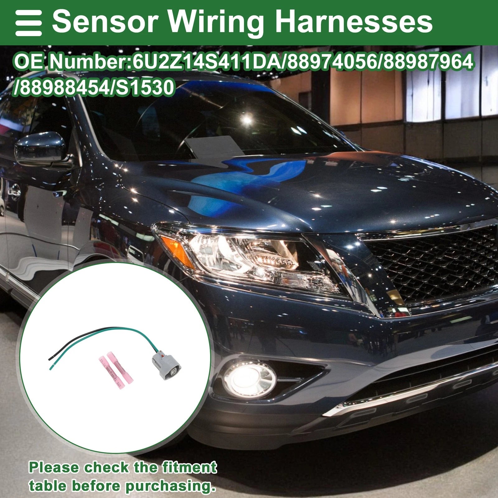 2 Pin Sensor Wiring Harness Replacement for Lexus IS250 (2006–2015)