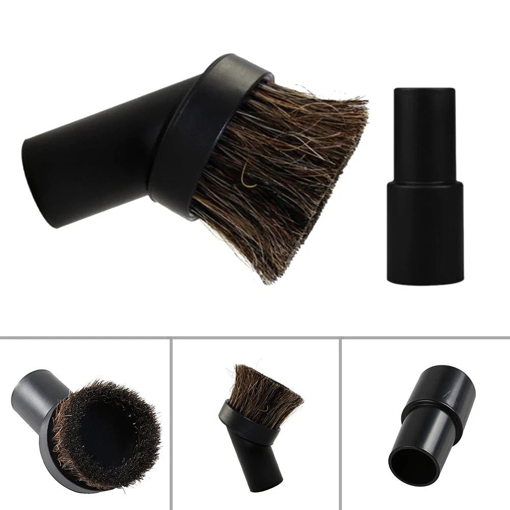 Round Cleaning Brushes for Horse Hair Dusting (Rotatable)