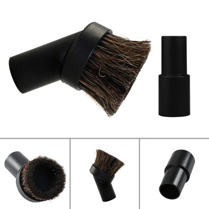 Round Cleaning Brushes for Horse Hair Dusting (Rotatable)