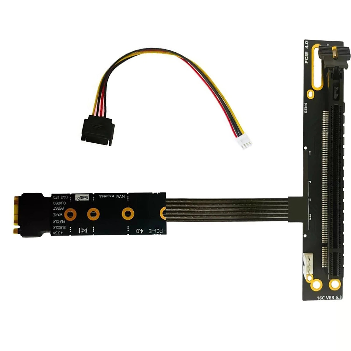 M.2 to PCIe x16 Graphics Card Cable for M.2 Network Card (X4)