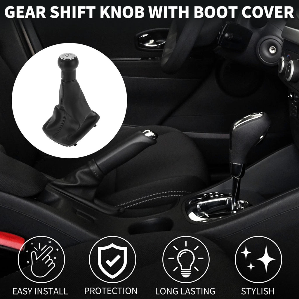 Gear Shifter Knob with Cover Replacement for Audi A6 (1997–2004)