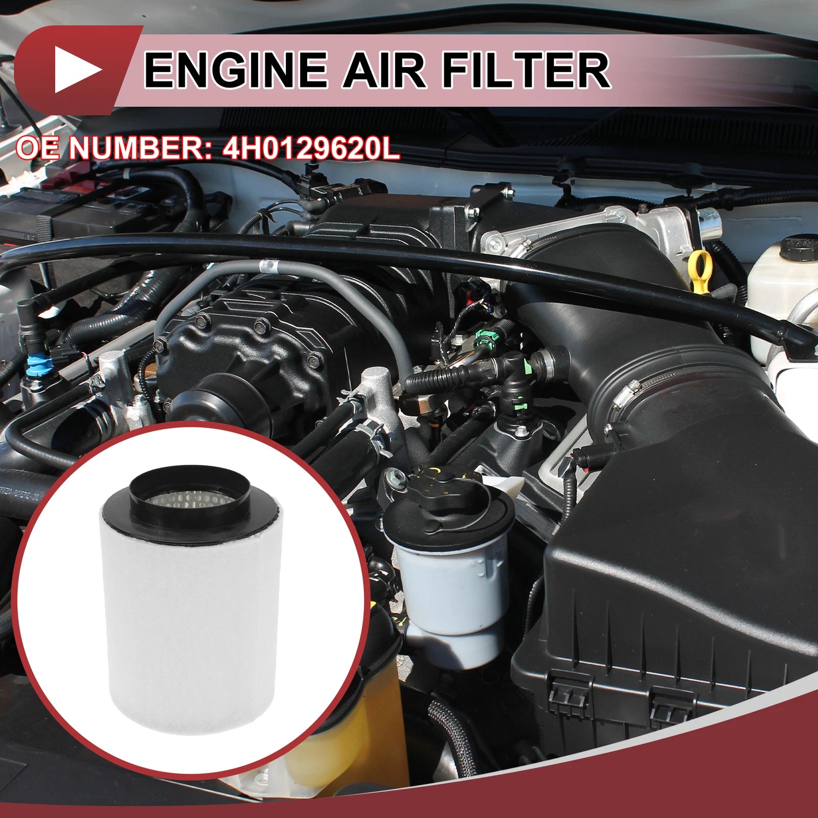 Engine Air Filter No. 4H0129620L for Audi A8 Quattro (2013–2018)